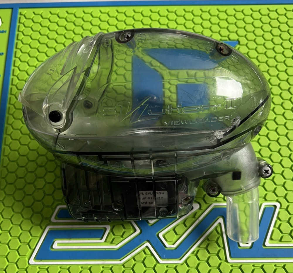 VIEWLOADER 12V VL EVOLUTION EVLUTION 2 PAINTBALL LOADER HOPPER -SMOKE -TESTED OG