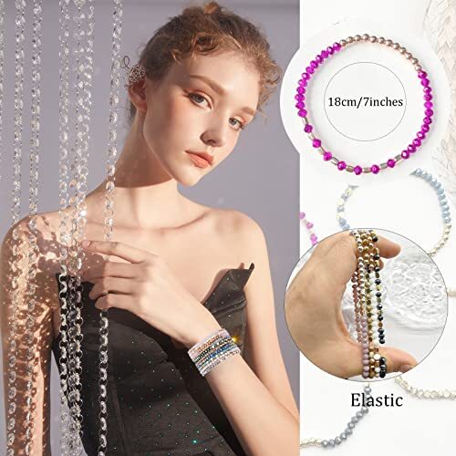 WAINIS 27-28Pcs Delicate Boho Beaded Bracelet Multi Layer Versatile A:27 Pcs