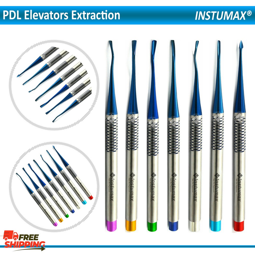 Dental Luxating Elevators PDL Periotome Luxation Root Extracting Extraction Kit