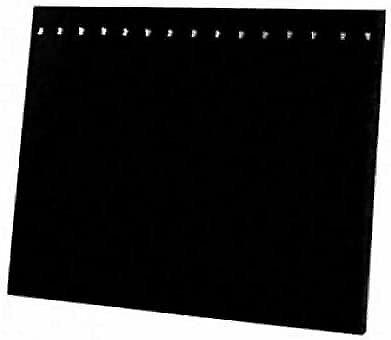 Chain Board (15 Hook) Black Necklace Jewelry Display with Easel