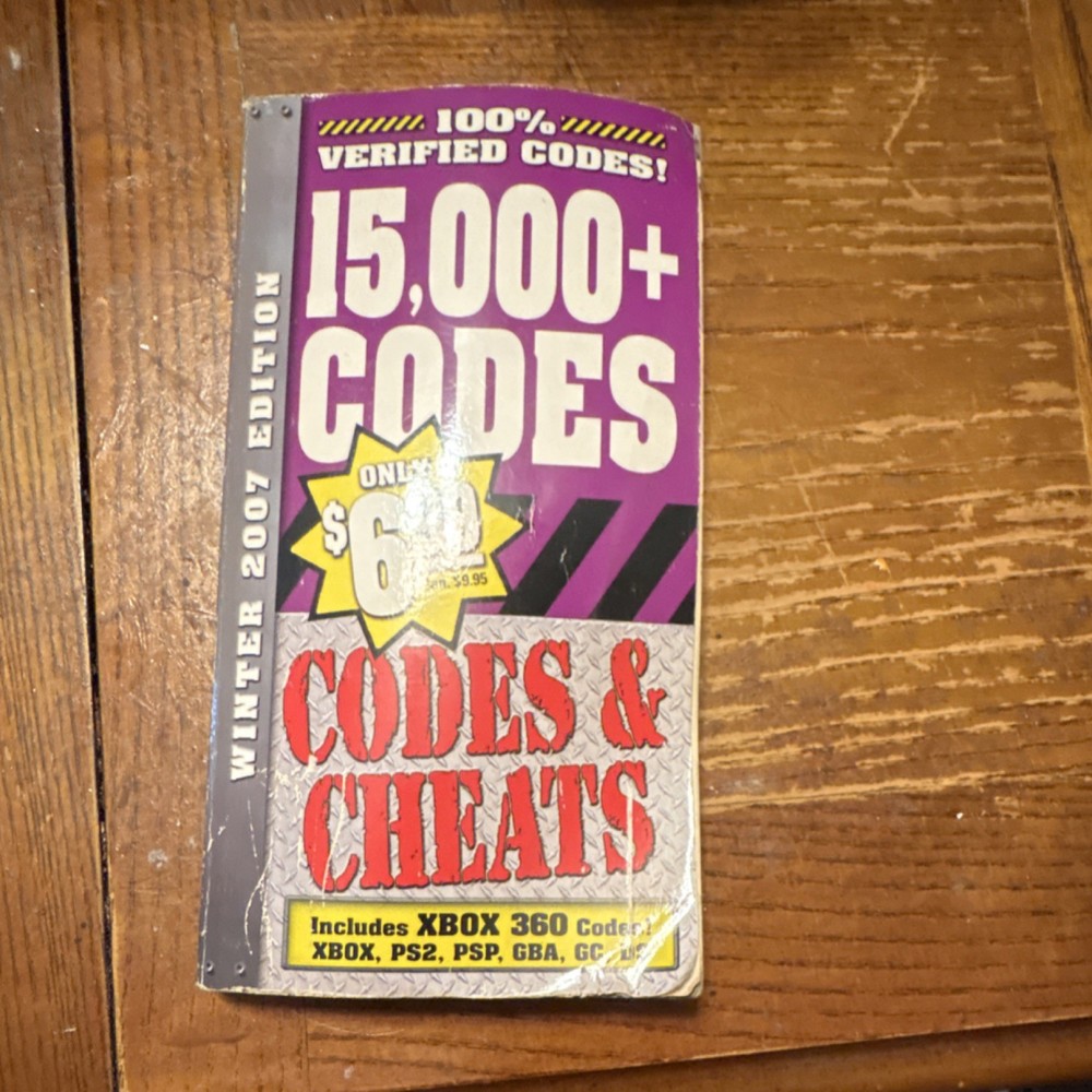 15,000+ Codes & Cheats Winter 2007 Edition Cheat Book 2007