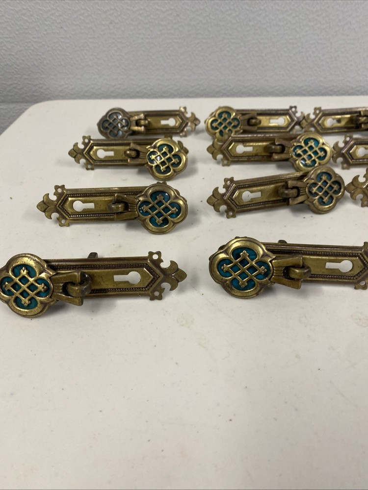 Draw Cabinet Metal 4" drop Handle Bundle X 12 used @E