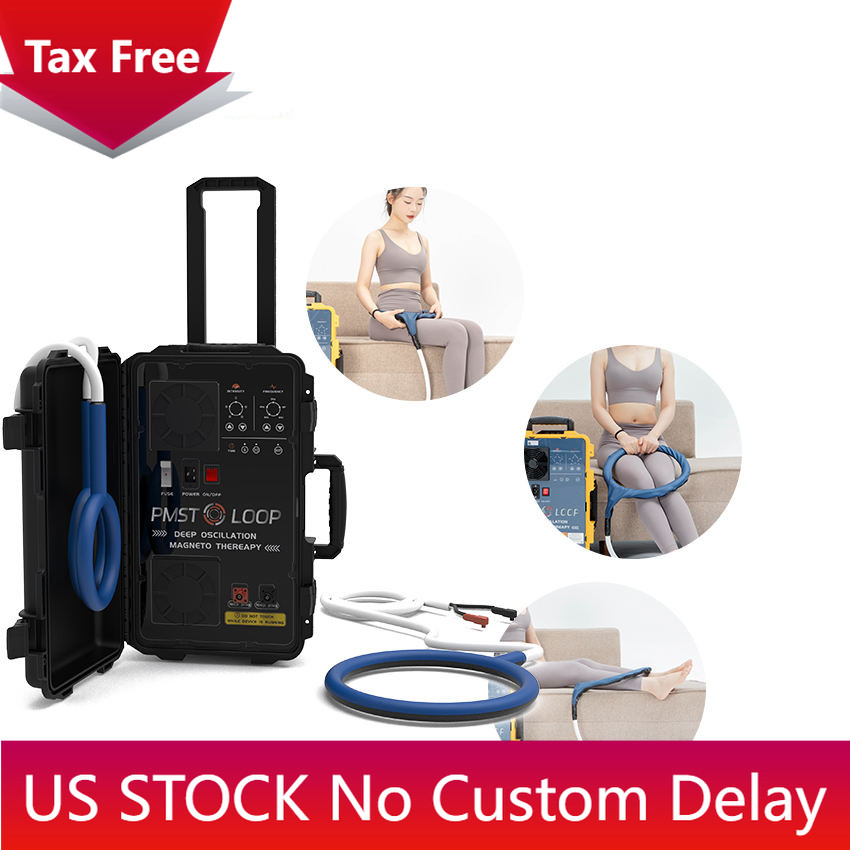 PEMF Pulse Electromagnetic Therapy PMST Machine with Single and Butterfly Loop