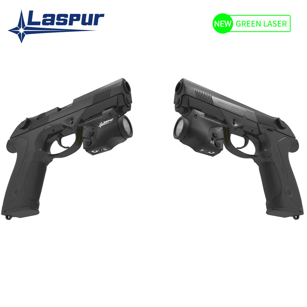 Laspur Sub Compact Green/Red Laser Sight & Flashlight Combo Rechargeable Battery