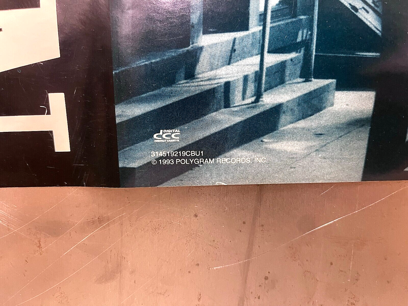 VAN MORRISON Too Long In Exile VINTAGE PROMO POSTER 1993 Polydor 24" x 24" CUBE