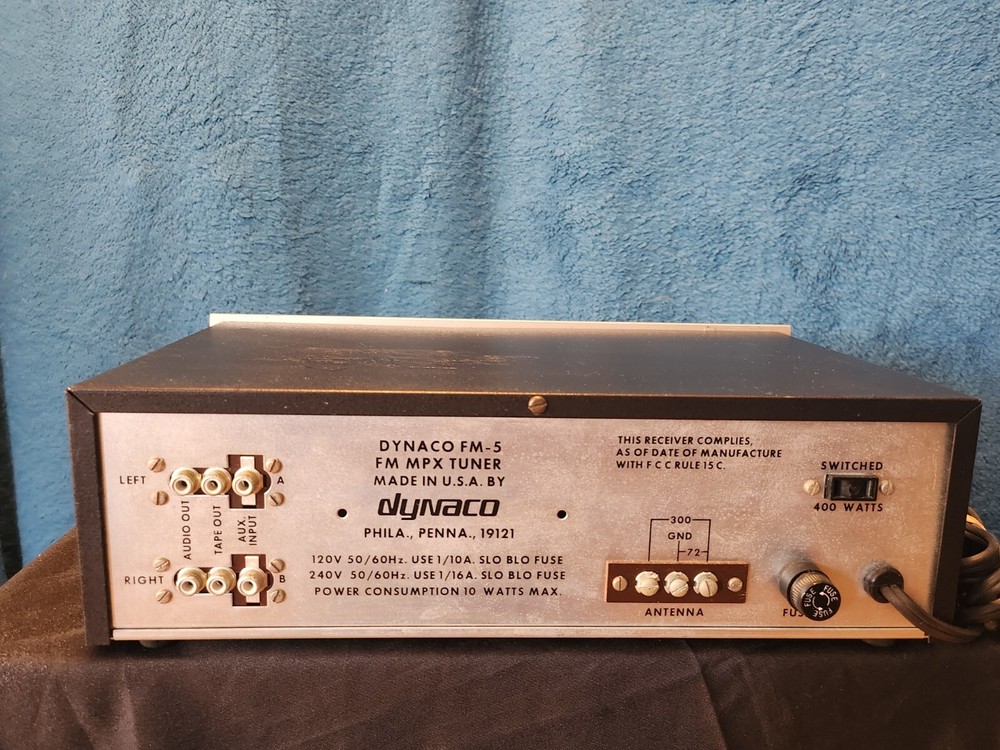 DYNACO FM-5 Tuner, In Good Cosmetics Condition