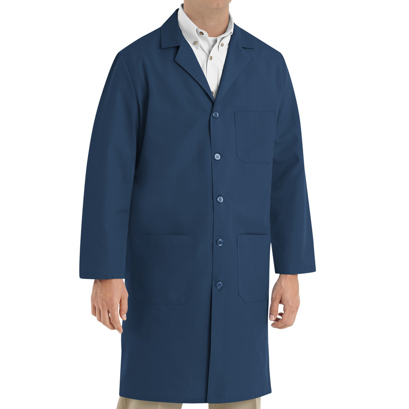 Red Kap Men's 41 Inch Lab Coat with Exterior Pocket