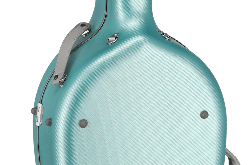 GEWApure cello case polycarbonate, model FUN, green-grey