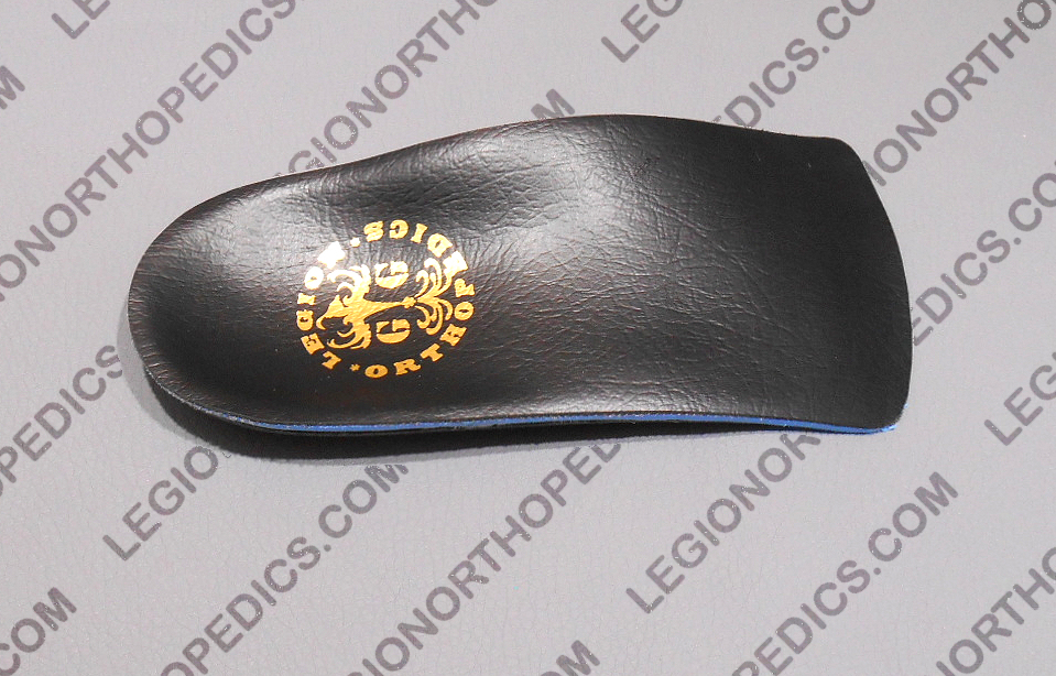 Foot Arch support - Pre-made POLYpropylene size 5 - 13, optional cover flat heel
