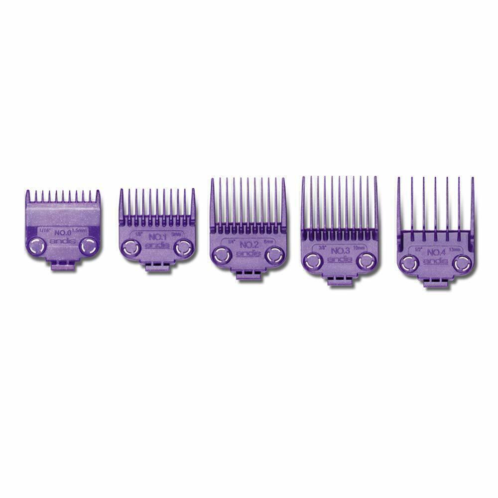 Andis 01410 Master Dual Magnet Small Nano 5-Comb Set 01410 Barber Clipper Guards