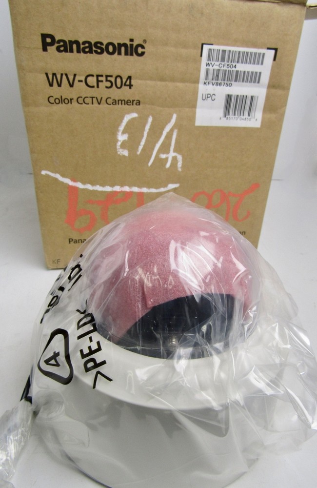PANASONIC WV-CF504 COLOR  CCTV CAMERA SUPER DYNAMIC 5 FIXED DOME CAMERA - NEW