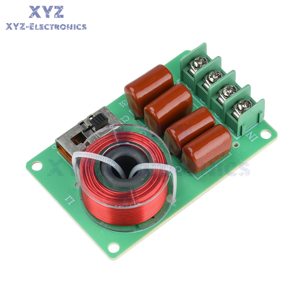 100W Tweeter Frequency Divider Adjustable Sound Quality Car Crossover Splitter
