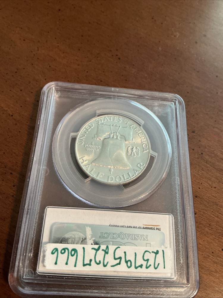 1958-D FRANKLIN HALF DOLLAR PCGS MS65FBL