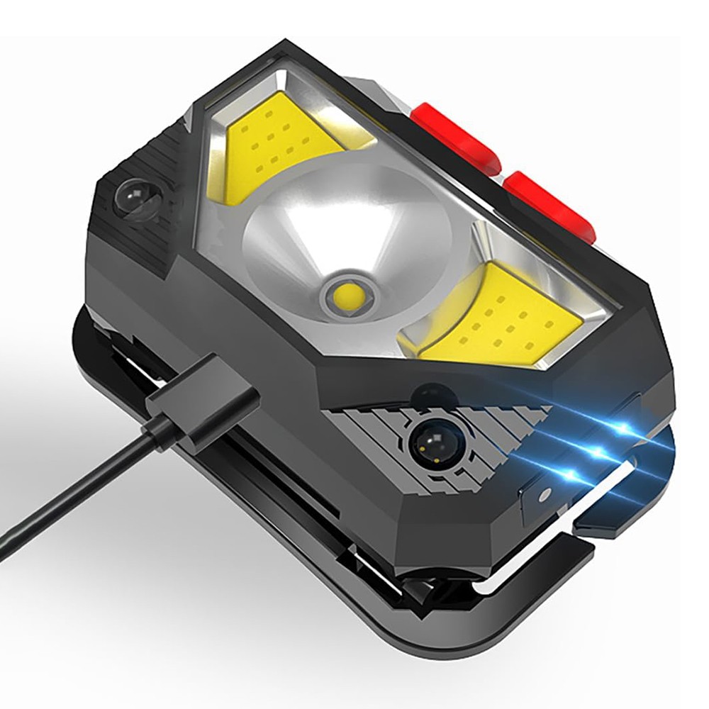 2 Pack USB Rechargeable Waterproof LED Headlamp Headlight Head Light Flashlight