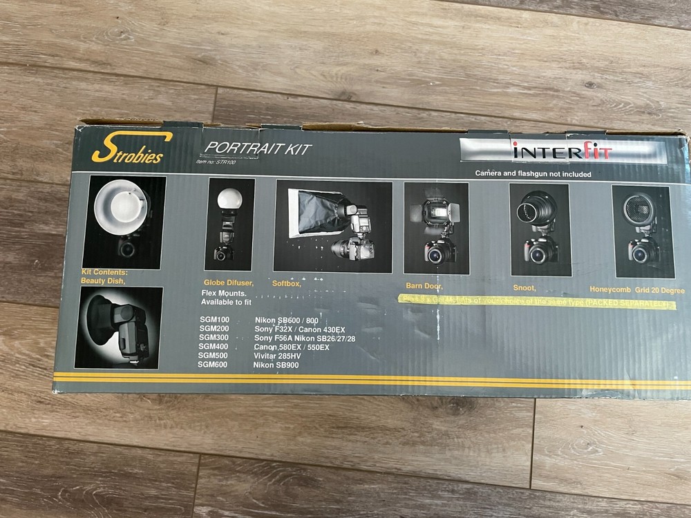 Strobies Interfit Studio Portrait Kit Photography STR100