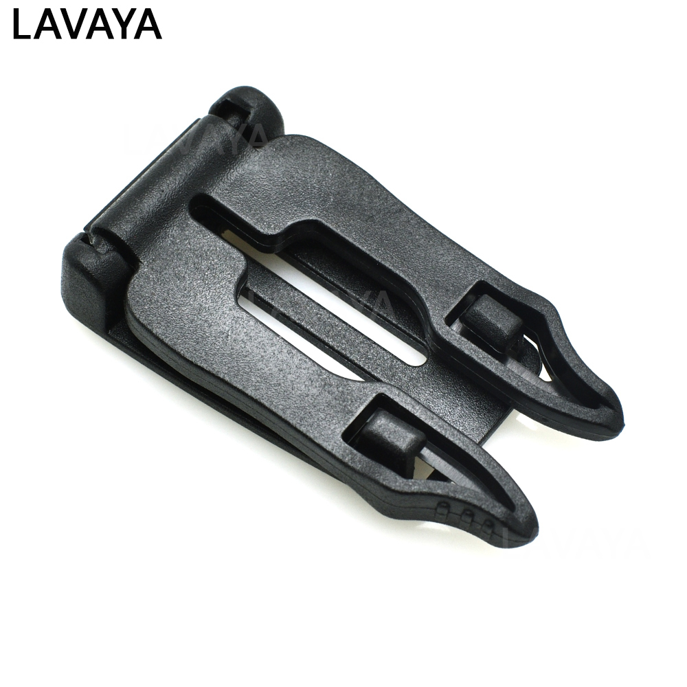 Black Multi Molle Tactical Adjustable Foldable EDC Clip Buckle Connect Lock