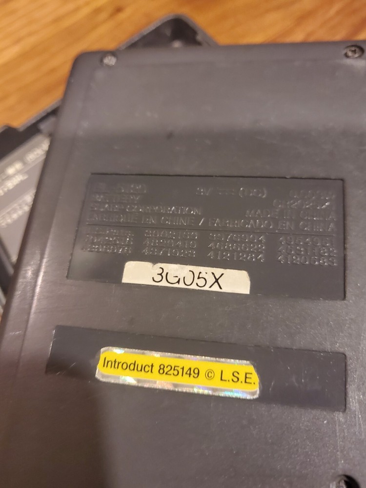Sharp EL-5120 Solver Programmable Scientific Calculator LCD Glitchy PreOwn WORKS