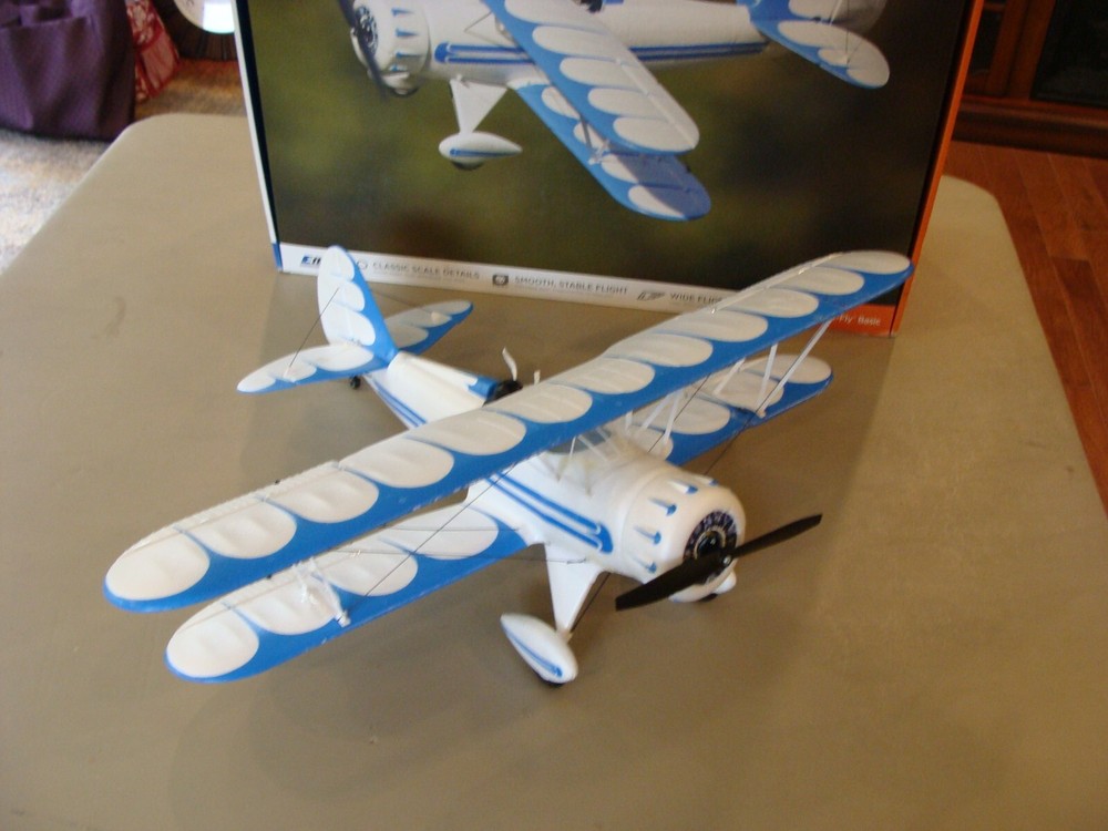 E-flite UMX Waco BL BNF Basic Biplane AS3X® Stabilization RC Airplane EFLU5350