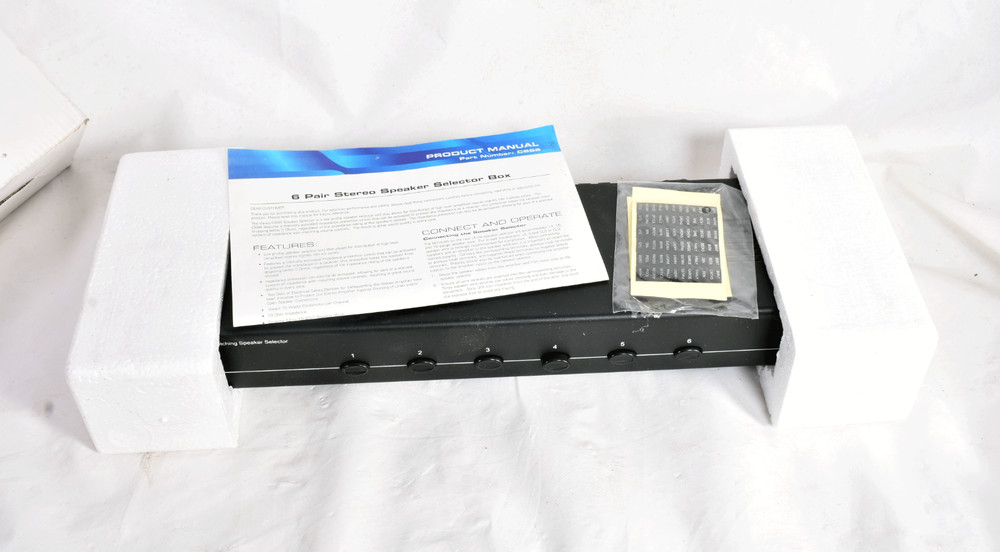 CATALYST AV 6 ZONE SPEAKER SELECTOR NEW OPEN BOX