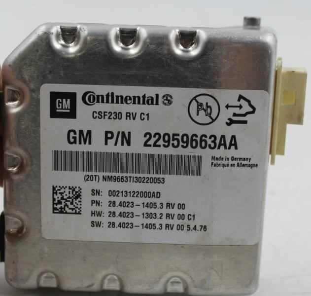 Camera/Projector Front View Camera Windshield Mounted 2013-14 CADILLAC SRX 14893