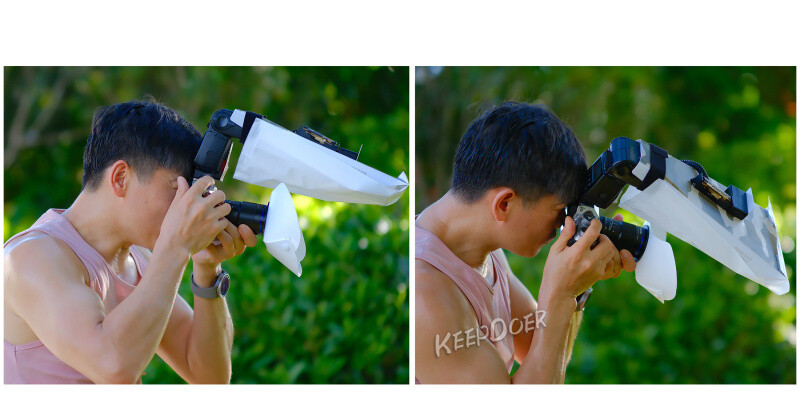 Macro Photography Reflector Cover Soft Box Diffuser For Flash Lamp Flashlight