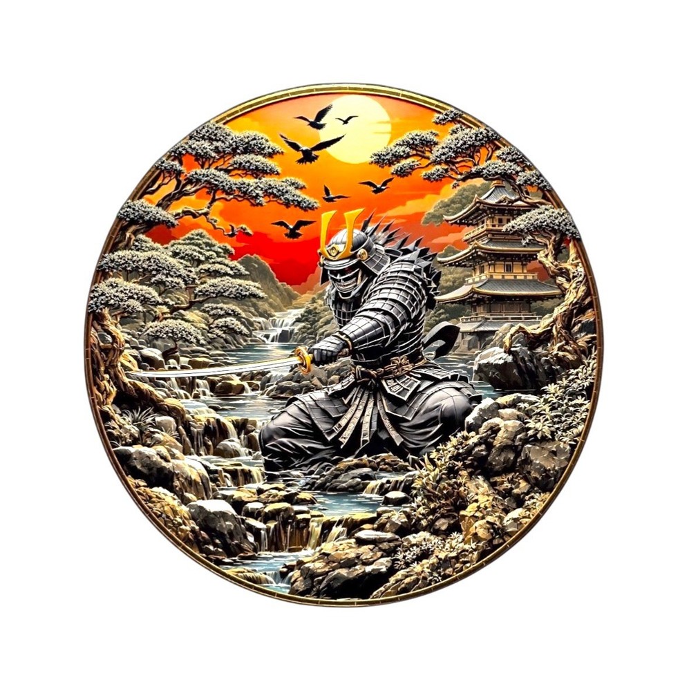 Ancient Warriors Samurai 5oz Copper Medal (PRE-ORDER)