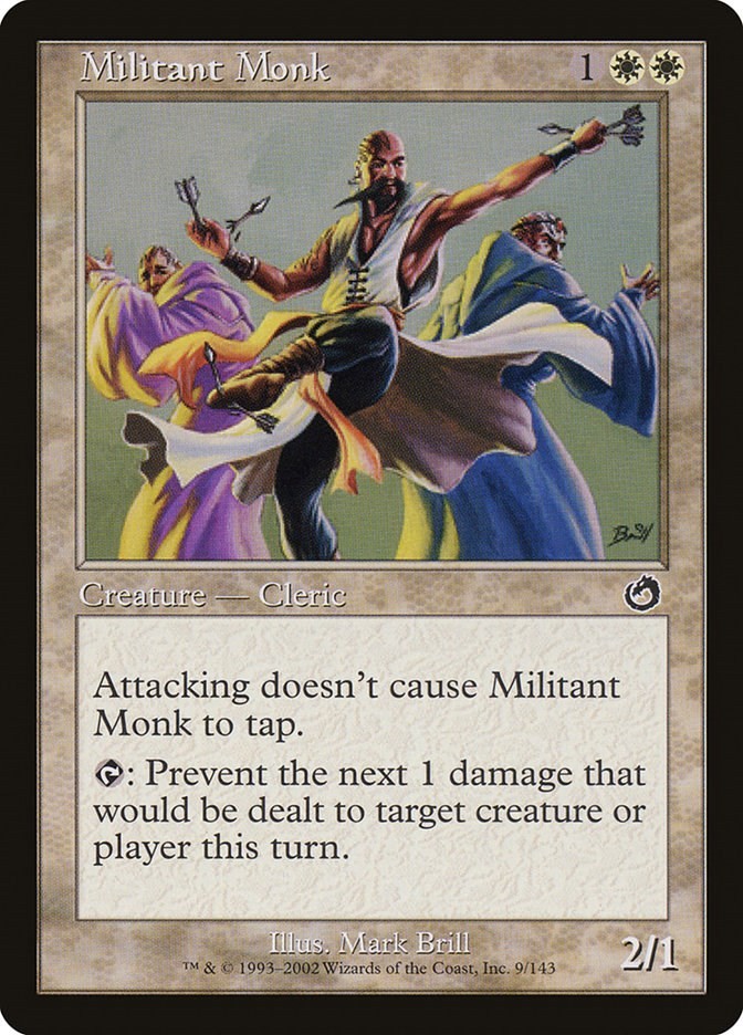 Militant Monk Torment 9 MTG MP