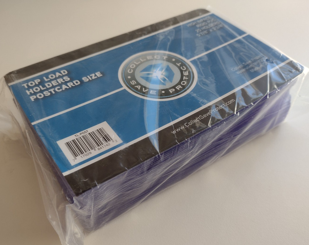 (25) CSP Postcard Rigid Side Load Protector New NIP 3 3/4 x 5 7/8