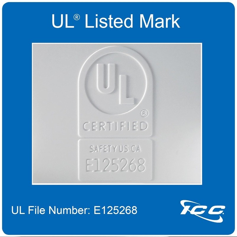 Durable ABS Wall Enclosure Vented Cover Cable Management Mounting Hardware New