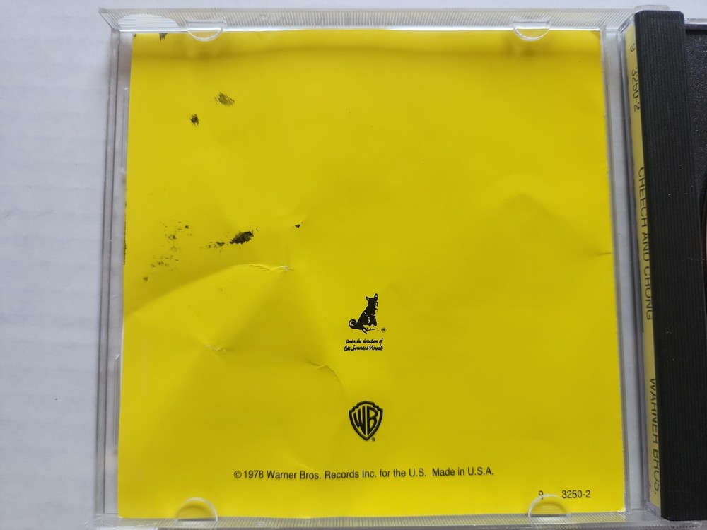 Cheech Marin & Tommy Chong CD with Signed Autographed Insert **DMG, SEE NOTES*