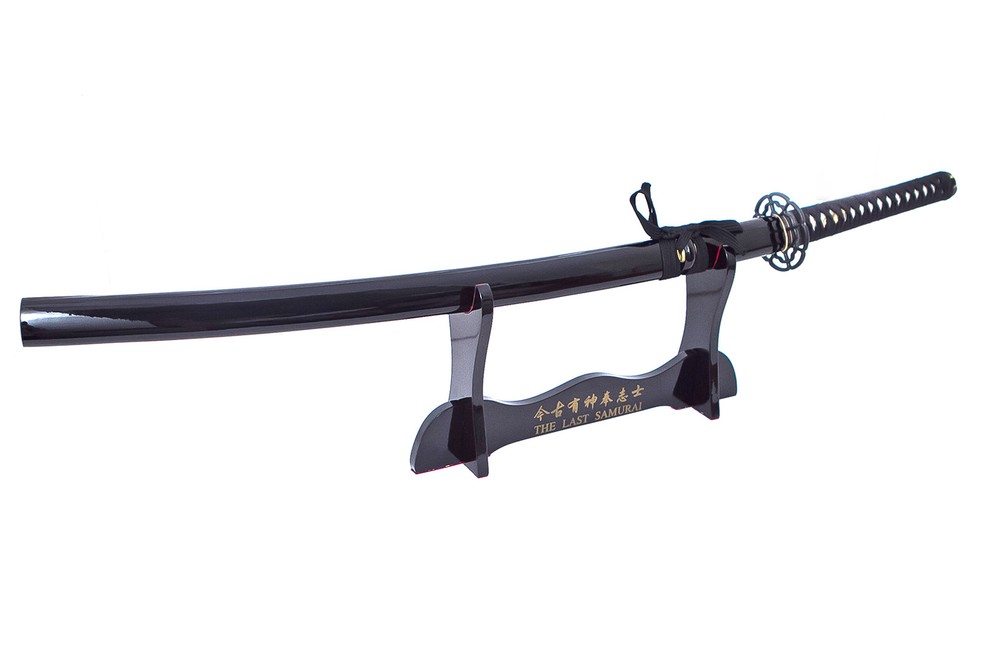 Katana from The Last Samurai with Support and Maintenance Kit