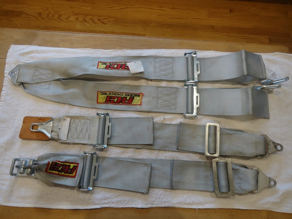 RCI RACING SEAT BELTS SILVER