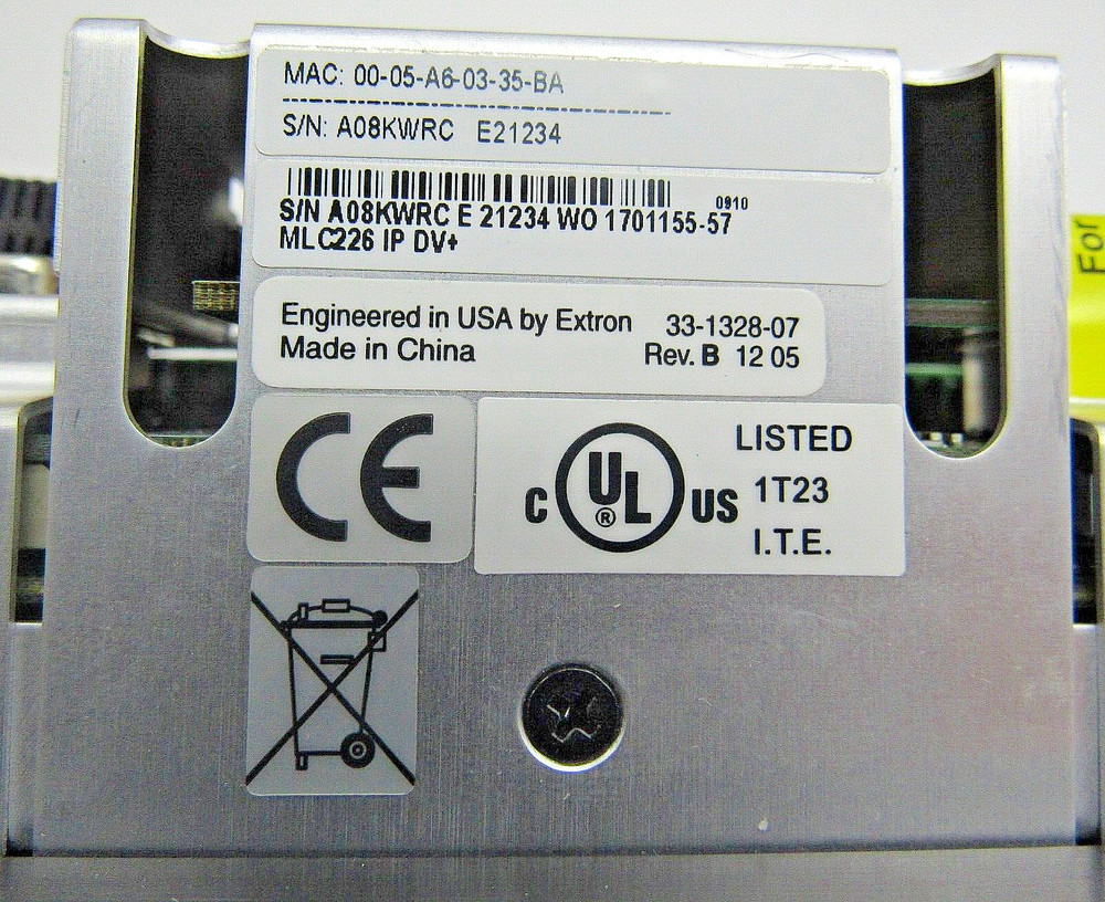 Extron MLC 226 IP DV+ MediaLink Controller