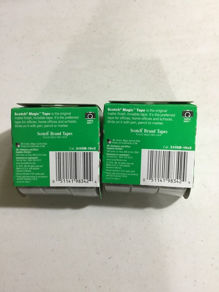 2 Pack Scotch Magic Tape