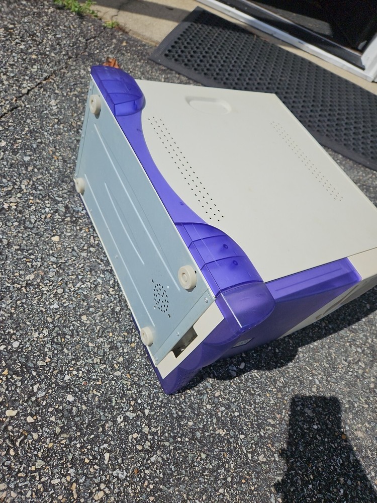 Vintage 1990s PC CPU Computer Translucent Case 89 S7