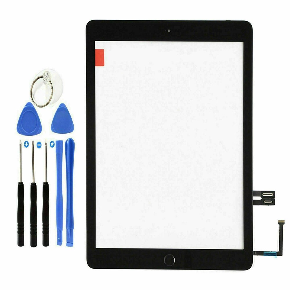 For iPad 6 6th Gen A1893 A1954 Touch Screen Digitizer Replacement + IC Black