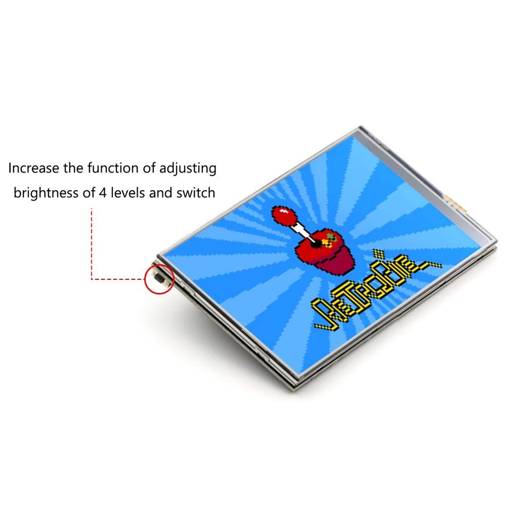 for Raspberry Pi 4 Touch Screen with Case, 3.5 inch Touchscreen with Fan, 320...