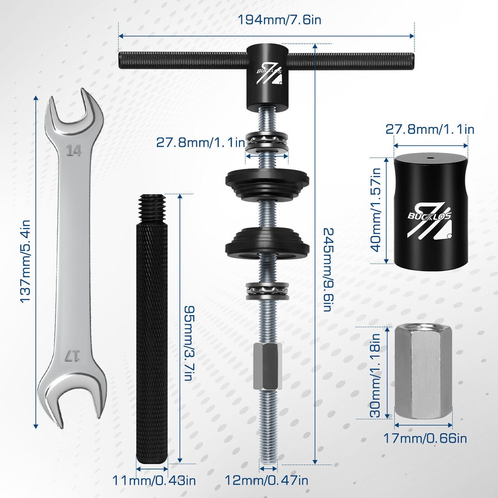 Headset Bottom Bracket BB Frame Install Remove Tool Bicycle Bearing Press Tool