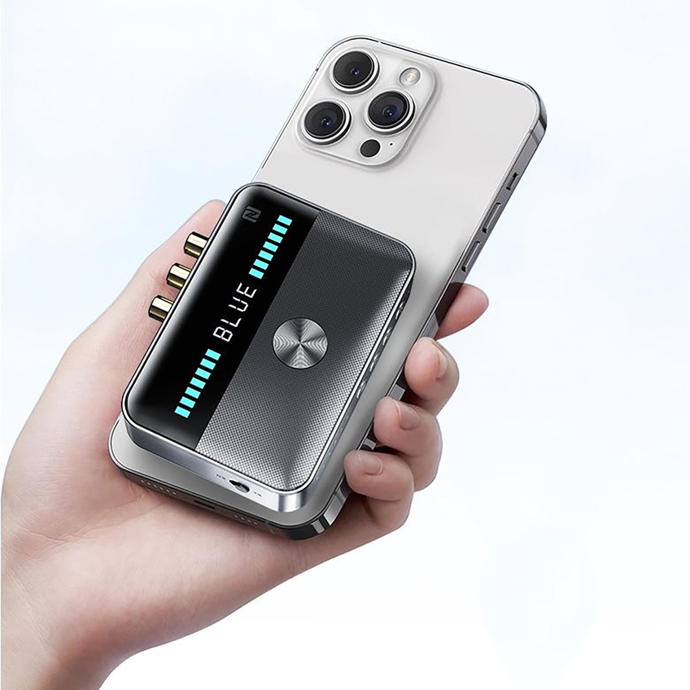 Rechargeable 2 in1 5.3 Bluetooth NFC Transmitter Receiver Stereo Audio Adapter