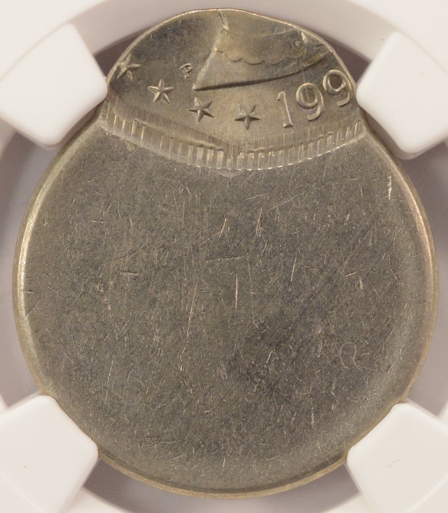 1999-P $1 SBA Dollar Struck 75% Off-Center NGC MS65
