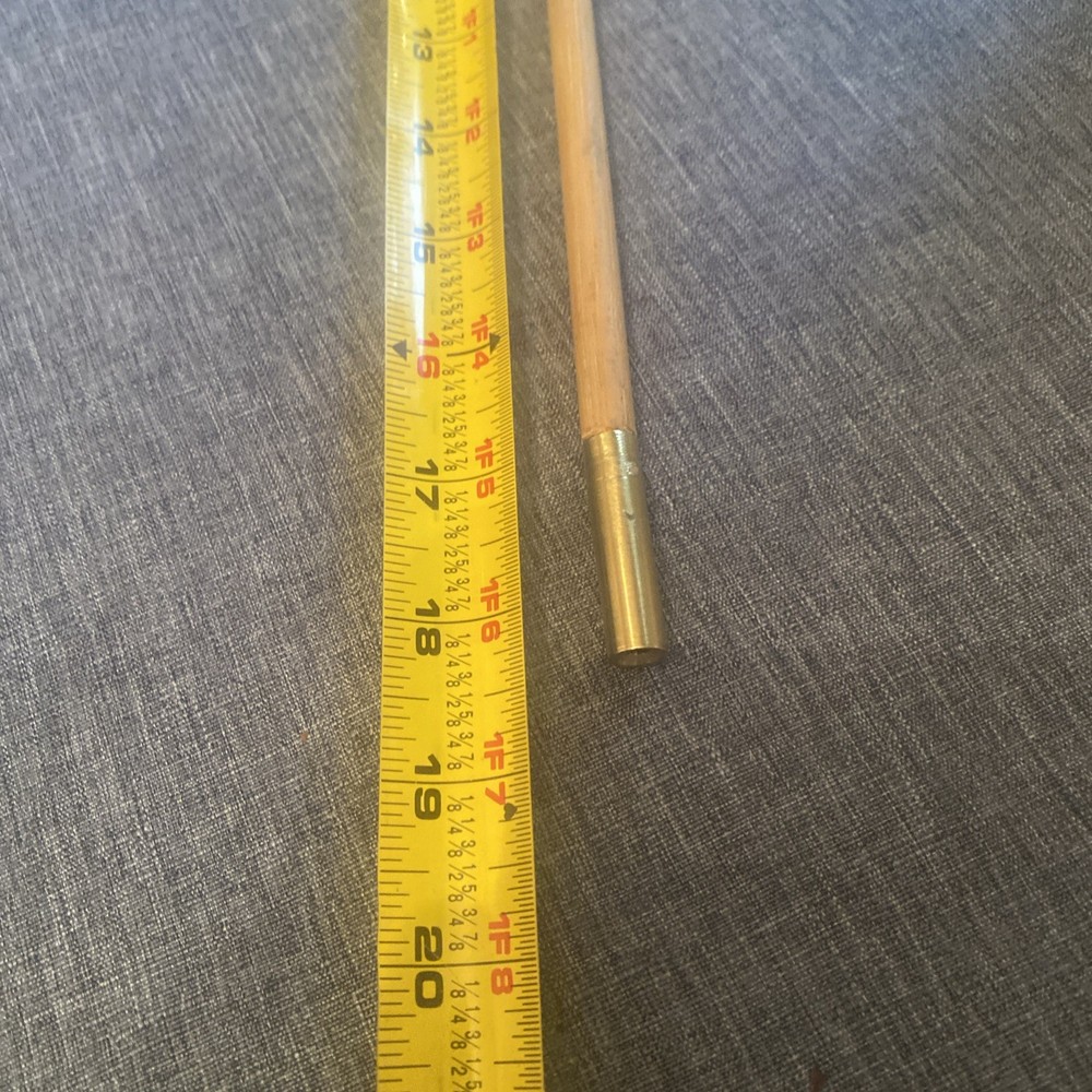 18 “ Lx 3/8” D Ramrod For Pistol Range Ramrod ( Muzzleloader) Includes Jag