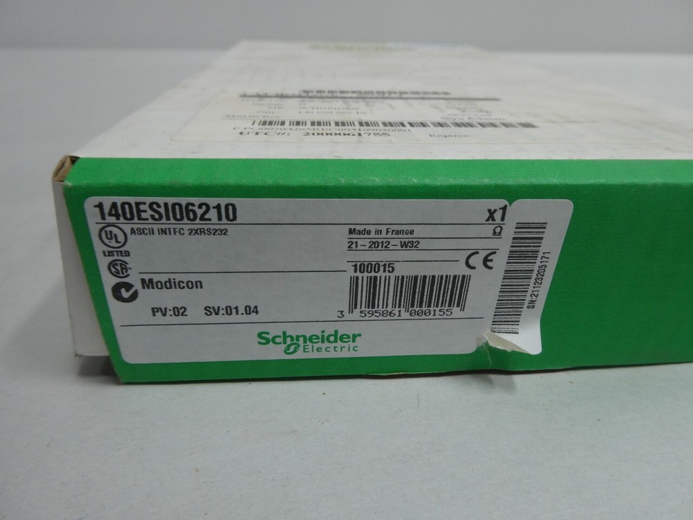 Schneider Modicon 140ESI06210 Tsx Quantum Ascii Interface Module 140 Esi 062 10