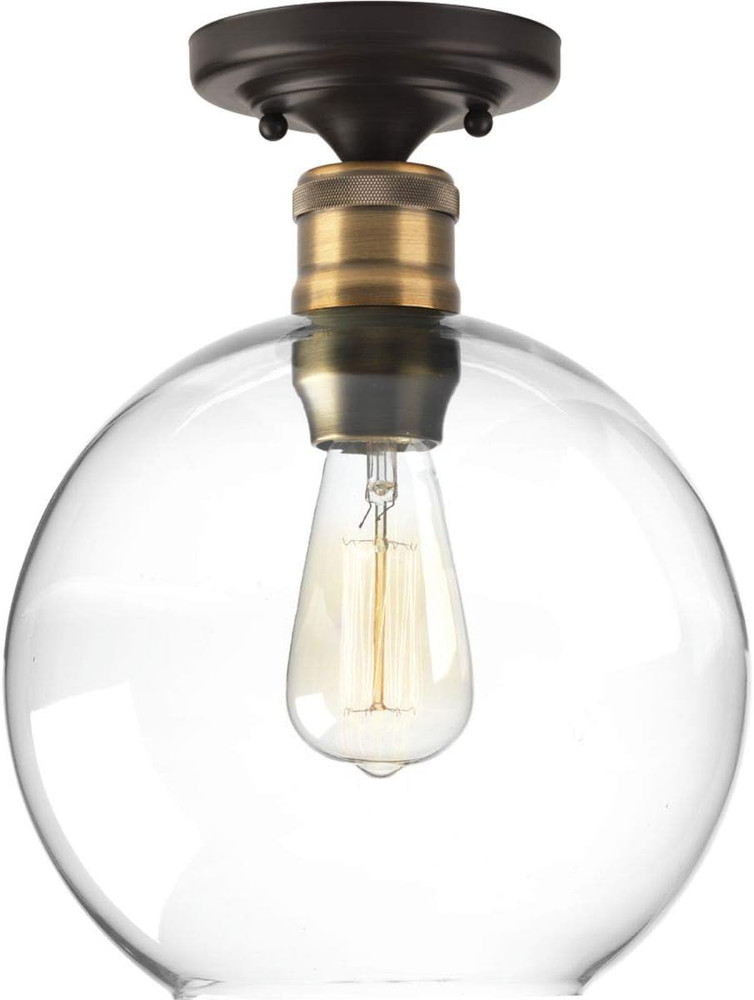 Hansford Collection One-Light 10'' Flush Mount
