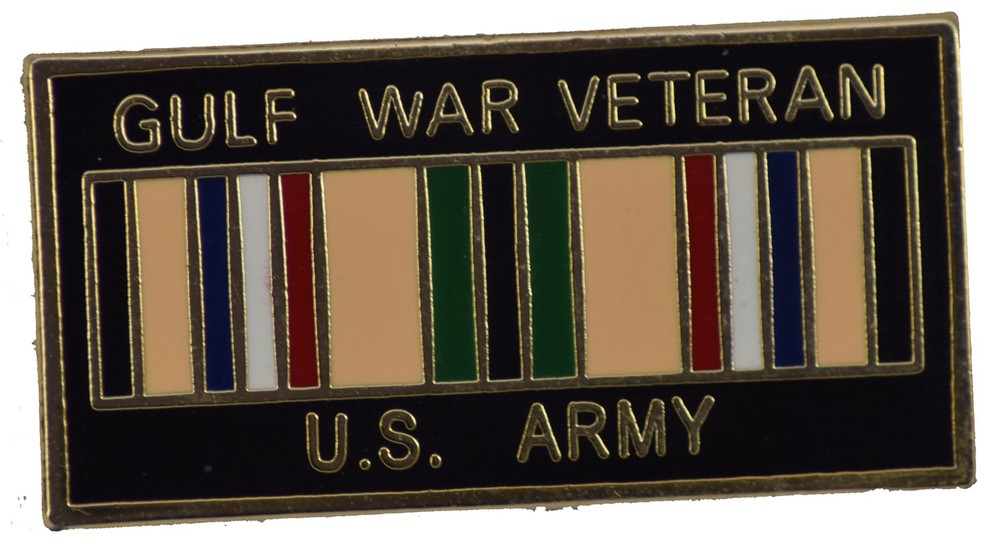 GULF WAR VET USA HAT PIN