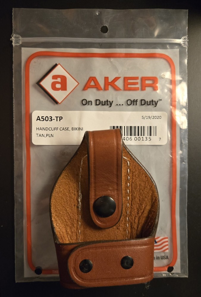 AKER A503-TP BIKINI HANDCUFF CASE, TAN/PLAIN