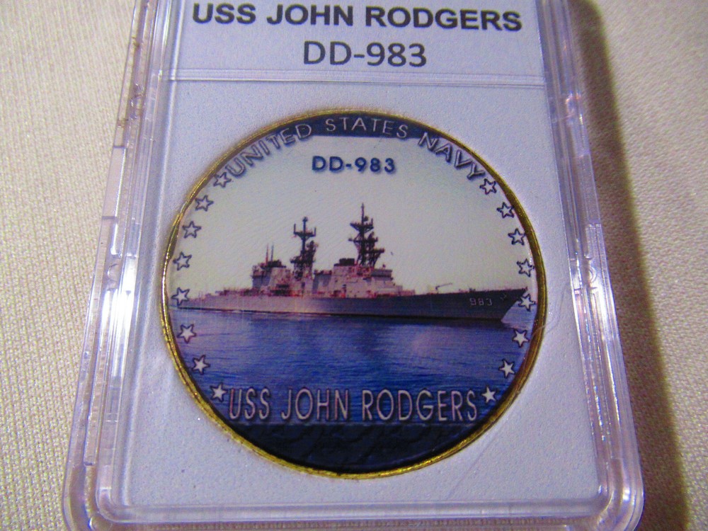US NAVY - USS JOHN RODGERS (DD-983) Challenge Coin