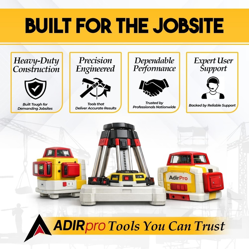 Digital Laser Receiver with Bubble Level - Rod Clamp