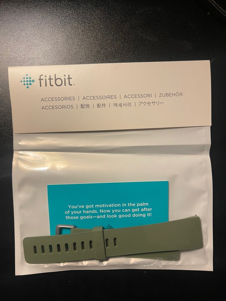 New Authentic Fitbit Versa 2 Classic Band - Olive Green