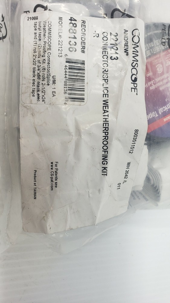 Connector/Splice Weatherproofing Kit 221213 SEE DESCRIPTION