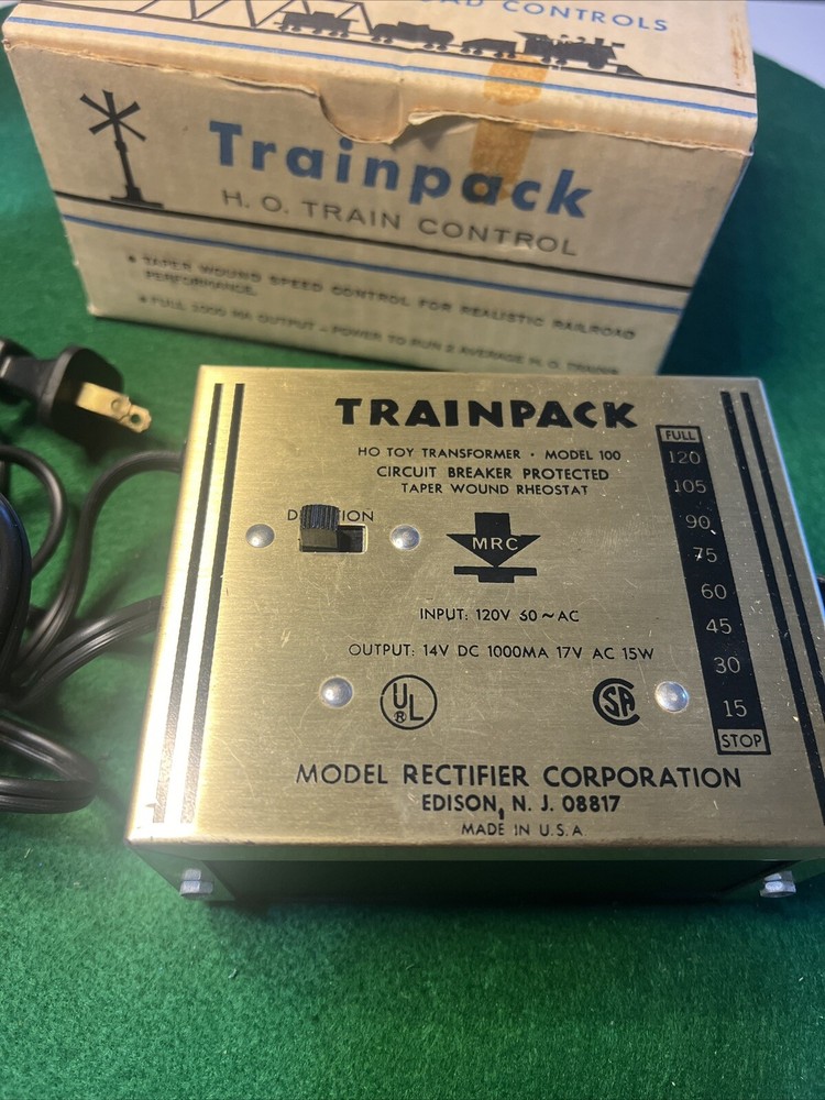 Trainpack Model 100 Rectifier 100N N Gauge Train Control Transformer